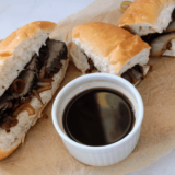 IMG 7322 Easy Beef and Caramelized Onion Sandwiches with Au Jus Dip